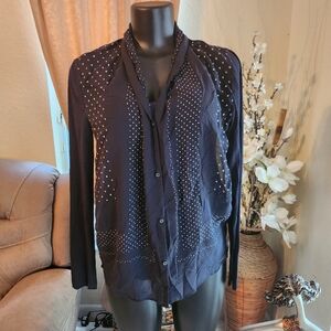 Pure DKNY silk blouse size S NEW